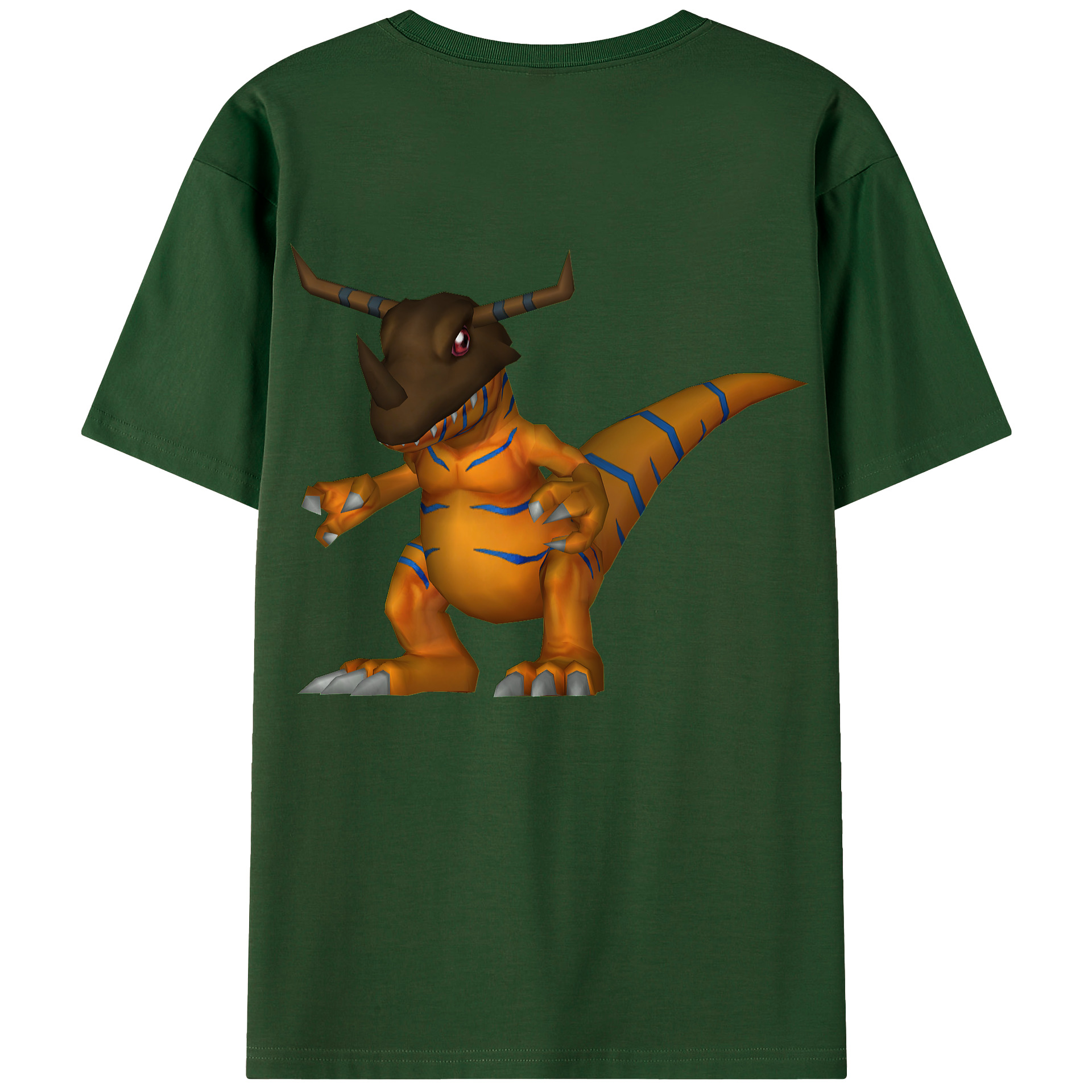（画像用） Digimon デジタルモンスター/デジモン 綿100％半袖Tシャツ（背面プリント）